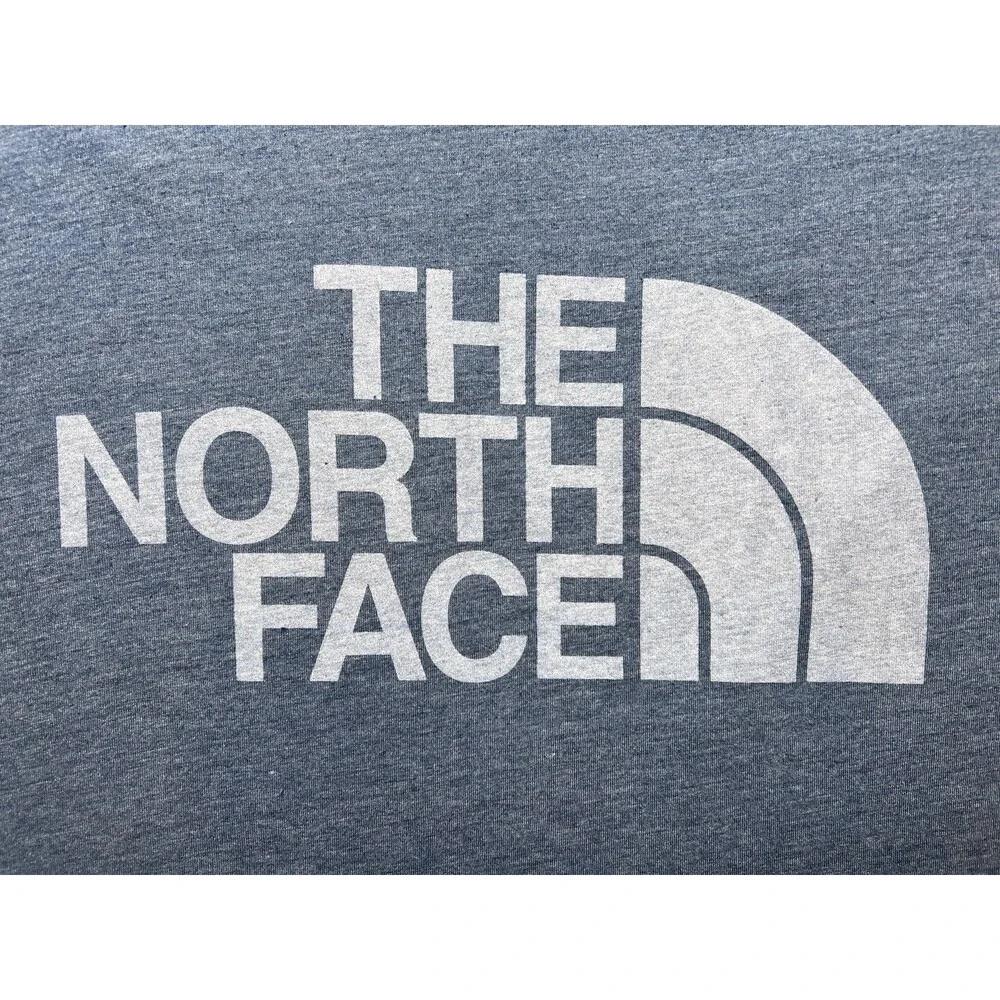 The North Face Shirt Mens Blue XXL Logo Graphic Tee Outdoor Casual